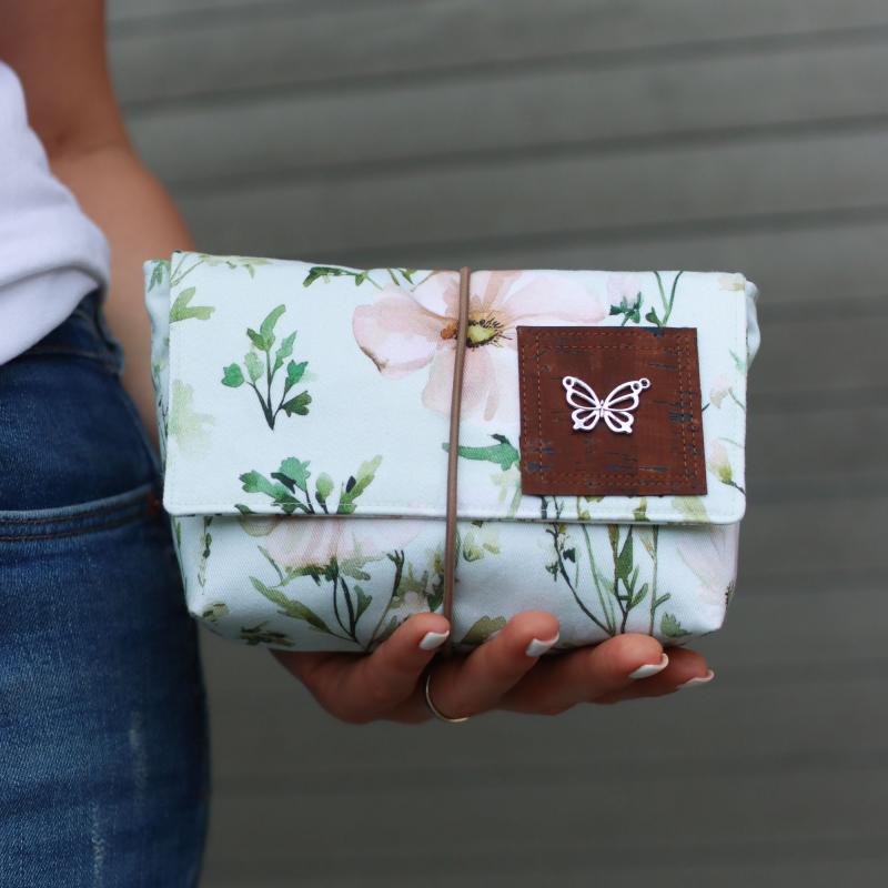 Nähset Minibag - Blumenwiese mint