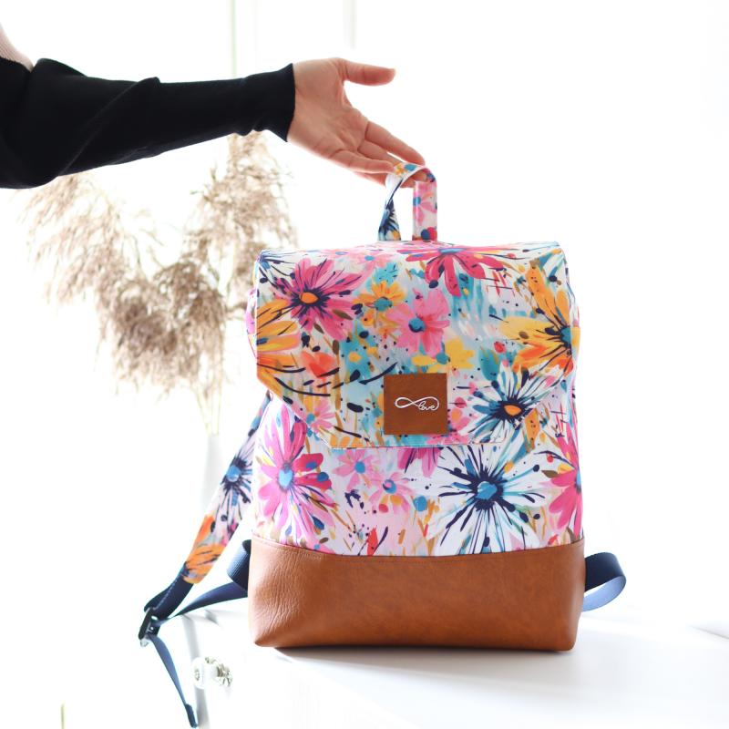 Nähbox Rucksack - Blumenkind