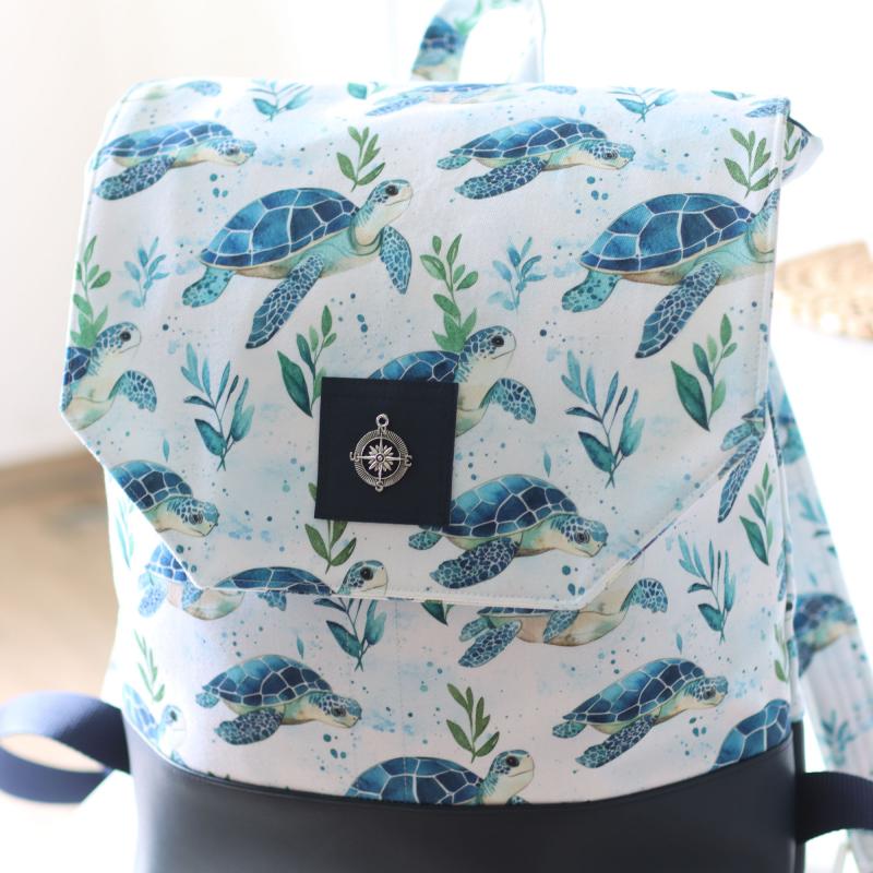 Nähbox Rucksack - Schildkröte