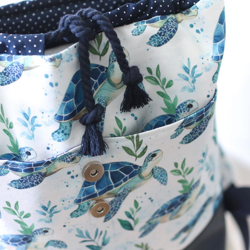 Nähbox Rucksack - Schildkröte