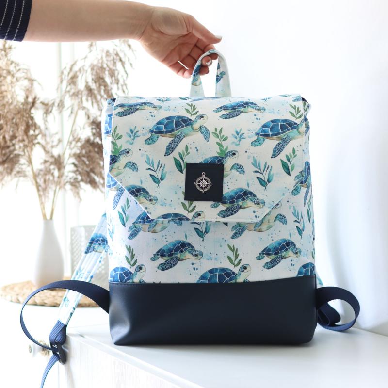 Nähbox Rucksack - Schildkröte