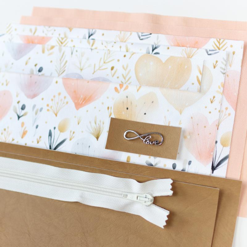 Nähbox Kosmetiktasche - Herzstück