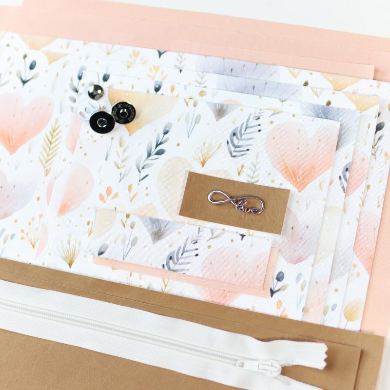 Nähbox große Kosmetiktasche - Herzstück