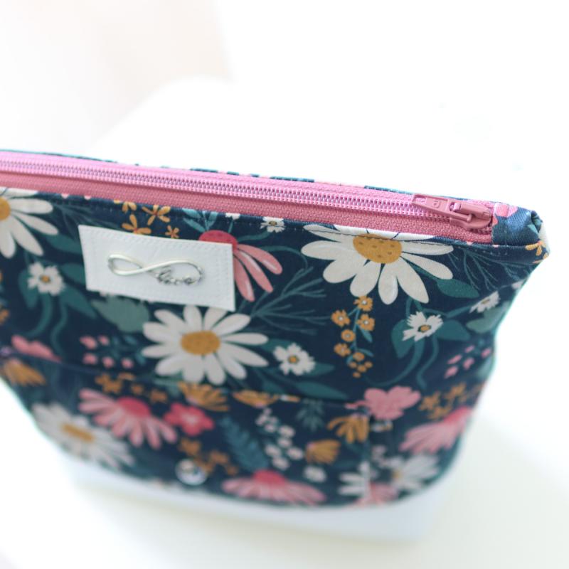 Nähbox große Kosmetiktasche - Wildblume