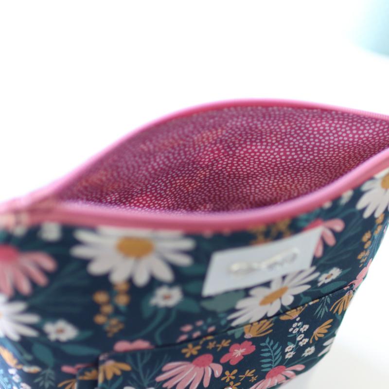 Nähbox große Kosmetiktasche - Wildblume