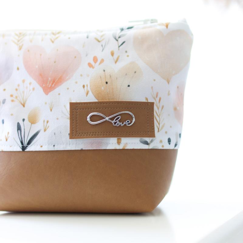 Nähbox Kosmetiktasche - Herzstück