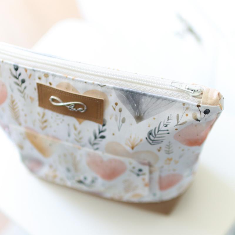 Nähbox große Kosmetiktasche - Herzstück