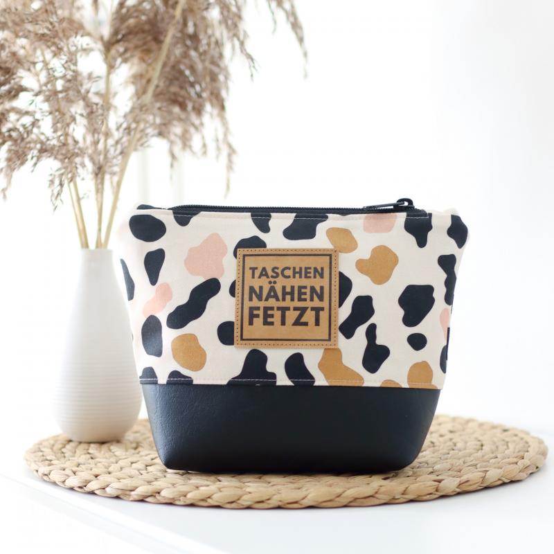 Nähbox Kosmetiktasche - Leo inkl. Labelset 'Nähliebe'