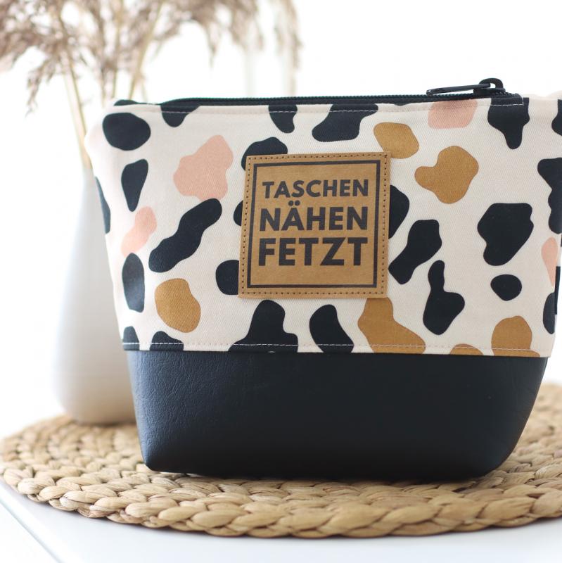 Nähbox Kosmetiktasche - Leo inkl. Labelset 'Nähliebe'