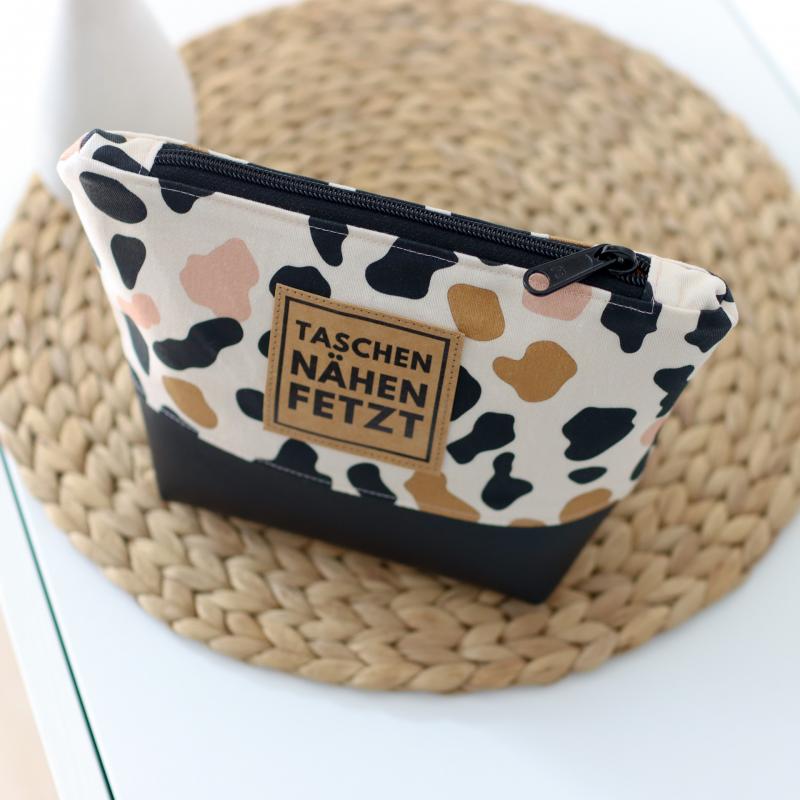 Nähbox Kosmetiktasche - Leo inkl. Labelset 'Nähliebe'
