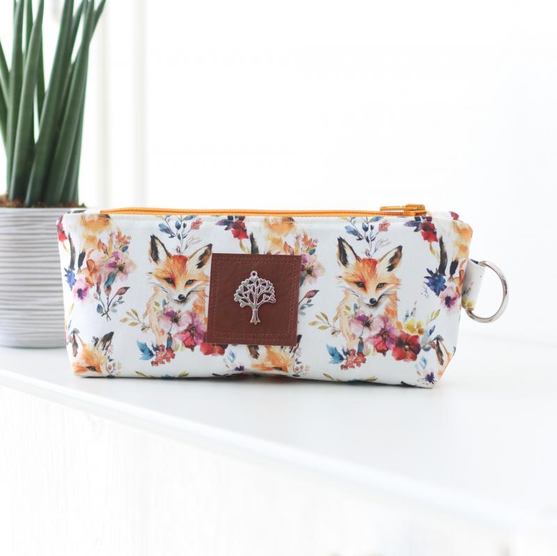 Nähset Zipperbag - Blütenfuchs