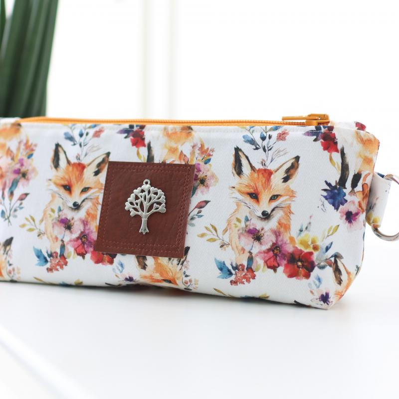 Nähset Zipperbag - Blütenfuchs