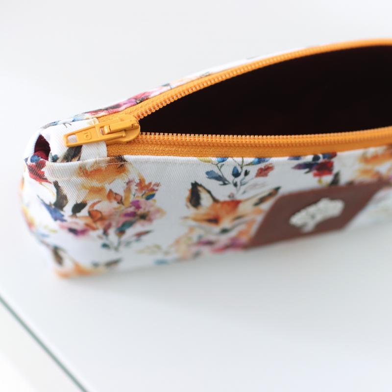 Nähset Zipperbag - Blütenfuchs