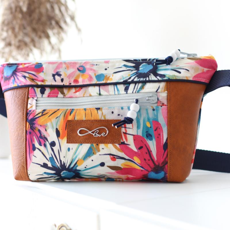 Nähbox Gürteltasche 'Ida' - Blumenkind
