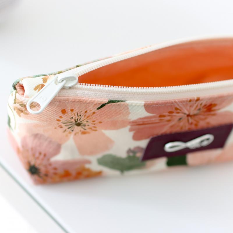 Nähset Zipperbag - Blumengarten