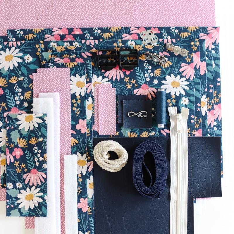 Nähbox Rucksack - Wildblume