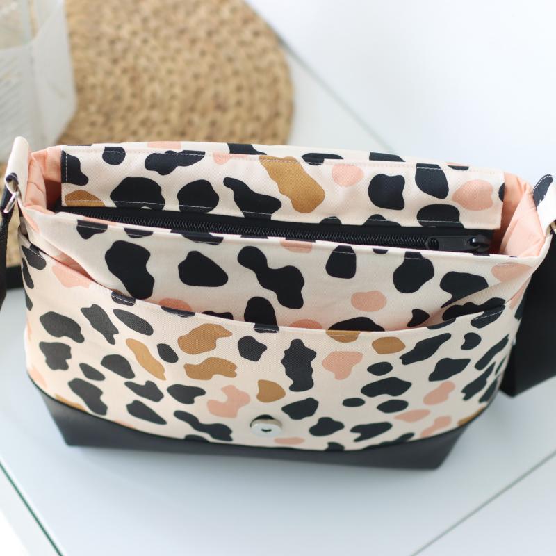 Nähset Tasche 'Katie' - Leo inkl. Labelset 'Nähliebe'