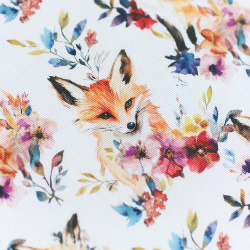 Canvas Eigenproduktion 'Blütenfuchs'
