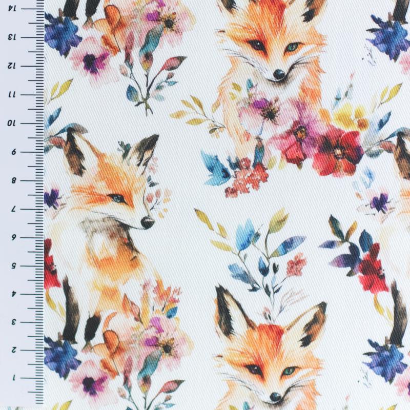 Canvas Eigenproduktion 'Blütenfuchs'