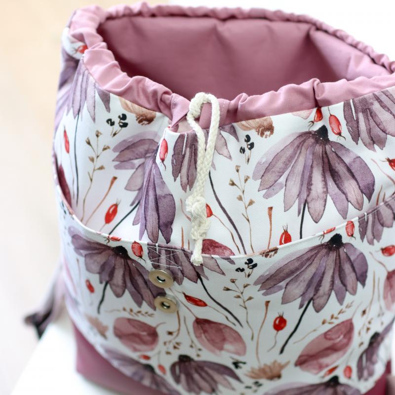 Nähbox Rucksack - Purple