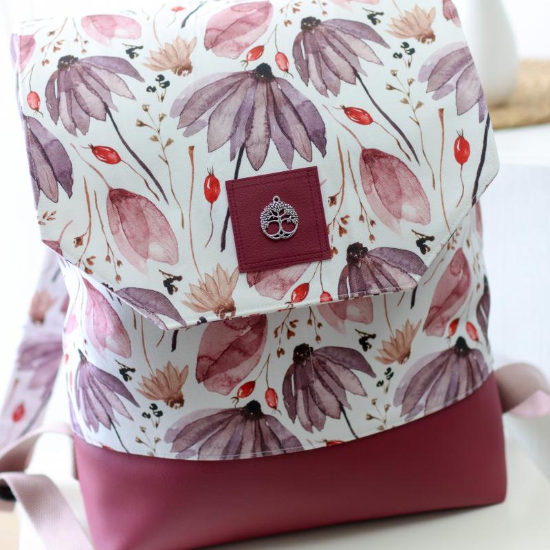Nähbox Rucksack - Purple