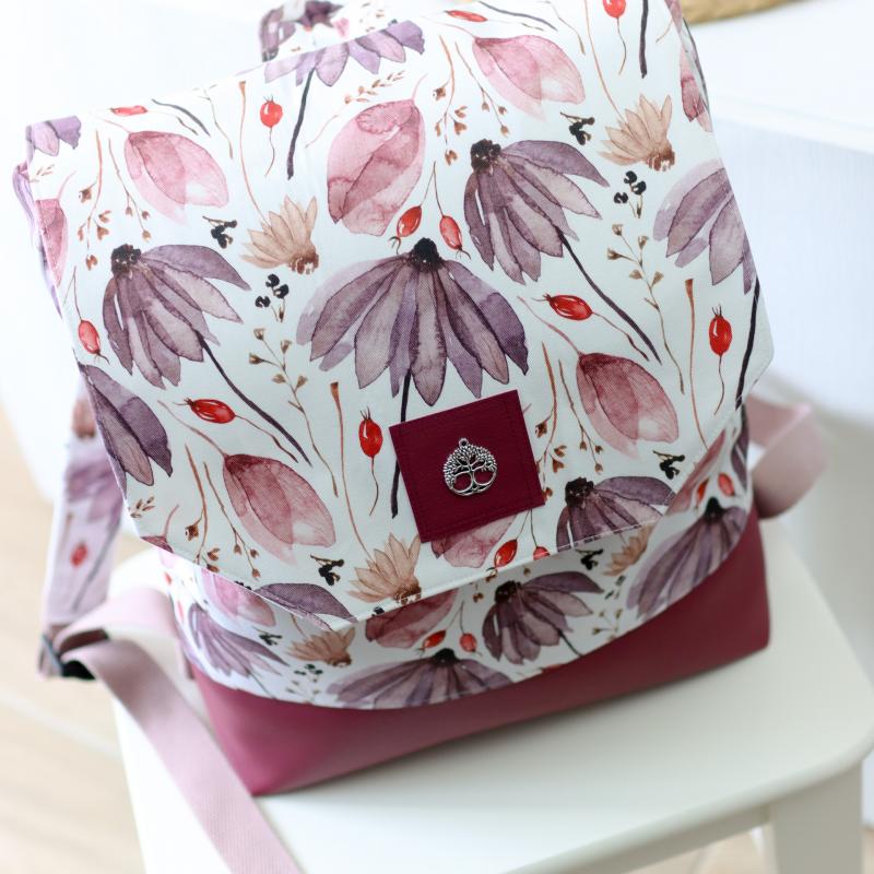 Nähbox Rucksack - Purple
