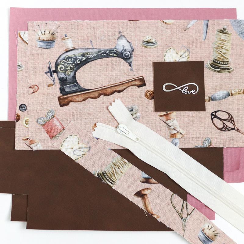 Nähbox Kosmetiktasche - Sewing Love