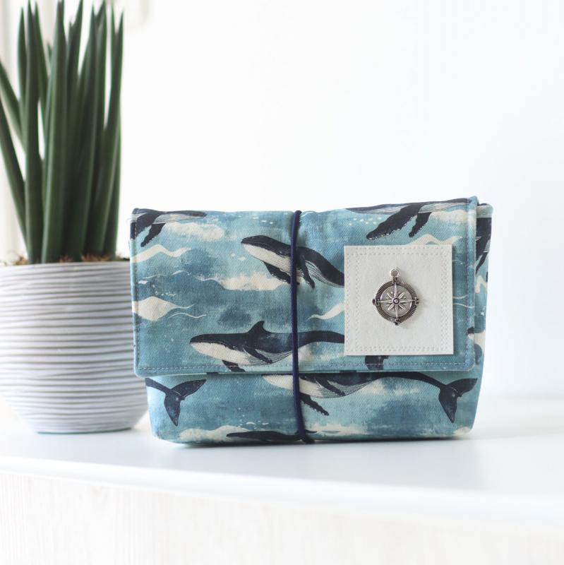 Nähset Minibag - Blauwal