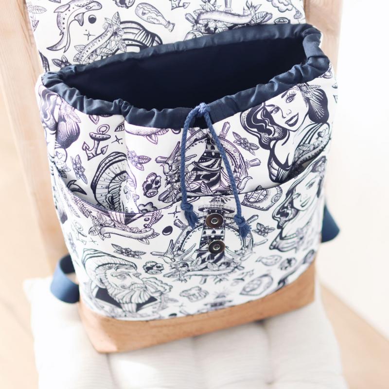 Nähbox Rucksack - Raue See