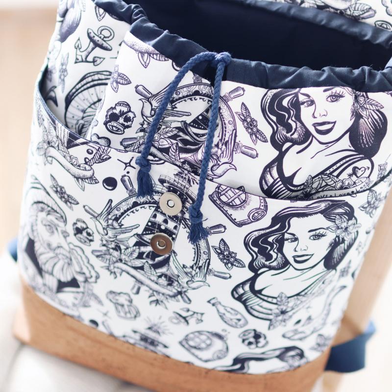 Nähbox Rucksack - Raue See
