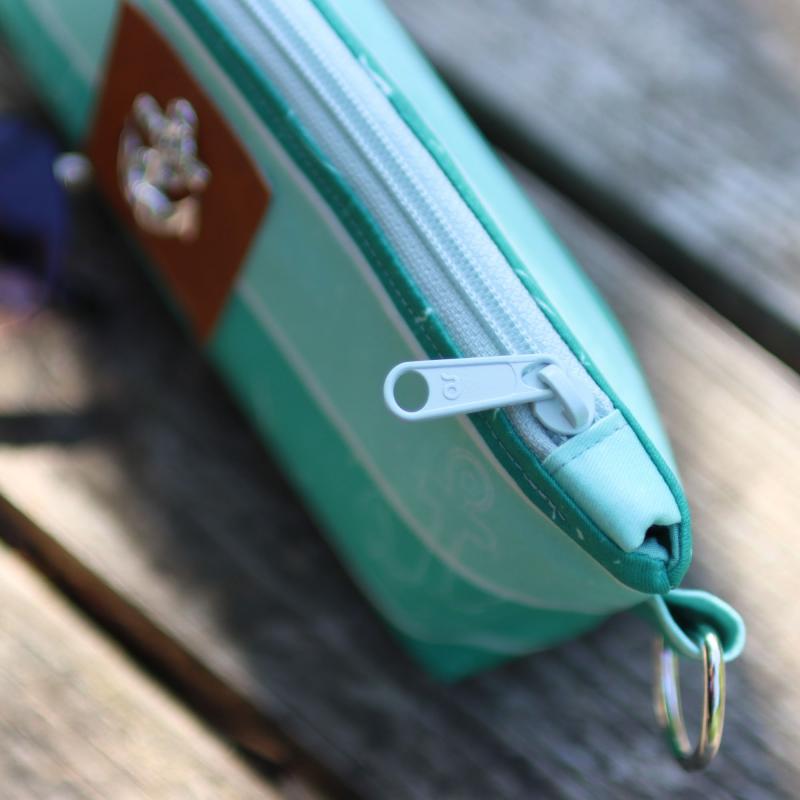 Nähset Zipperbag - Anker türkis