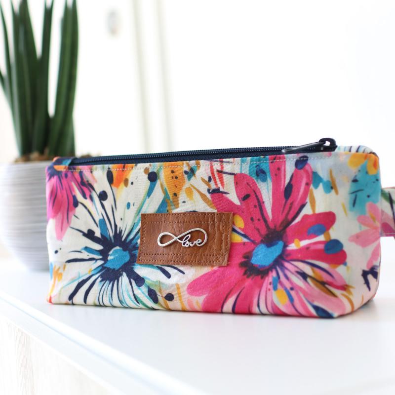 Nähset Zipperbag - Blumenkind