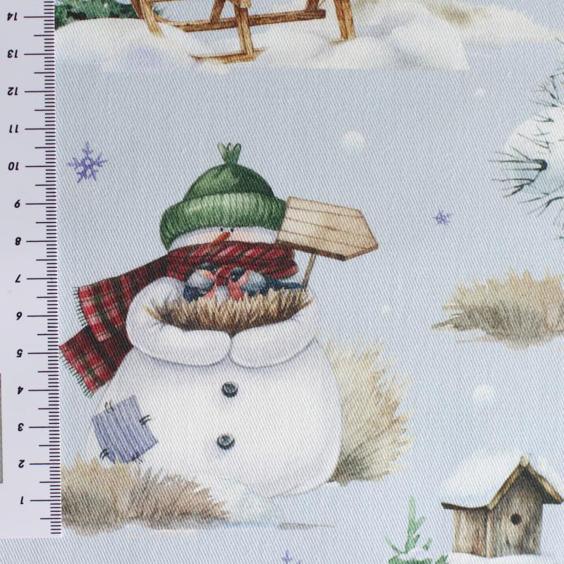 Canvas Eigenproduktion 'Schneemann'