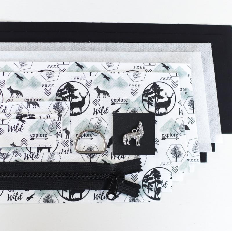 Nähset Zipperbag - Wildlife