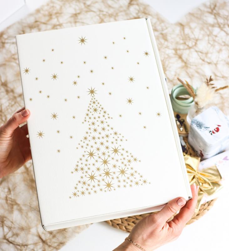 Große Weihnachtsbox mit Amber- & Geldbörsen-Nähset