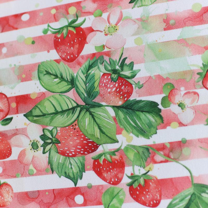 Canvas Eigenproduktion 'Erdbeeren'