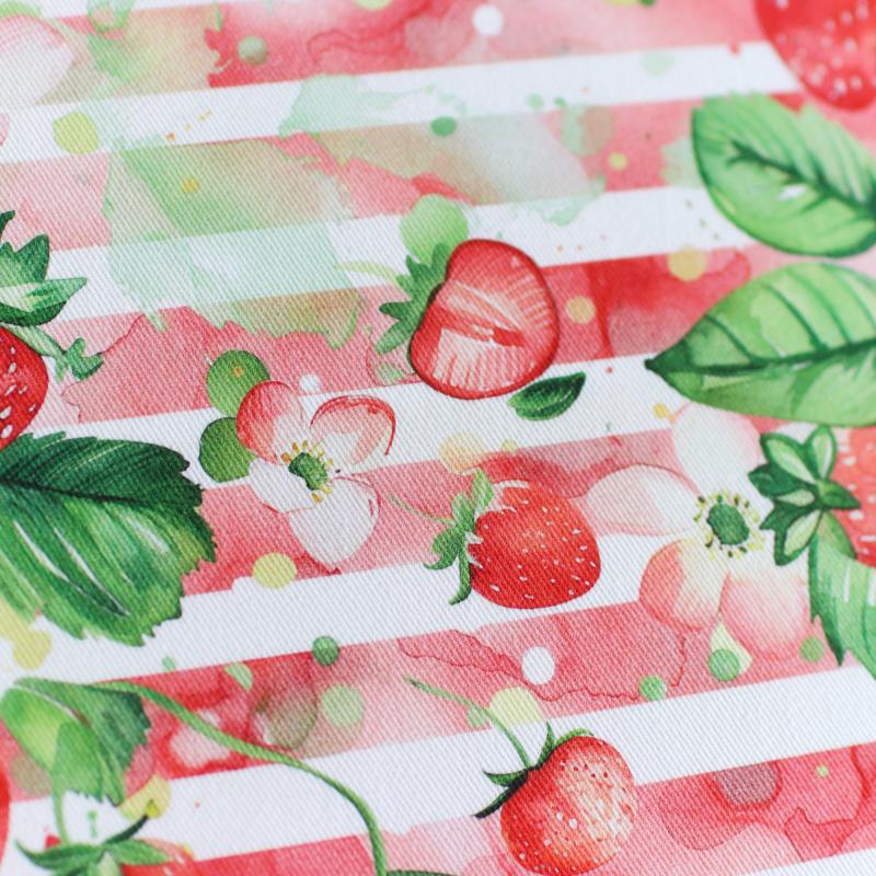 Canvas Eigenproduktion 'Erdbeeren'