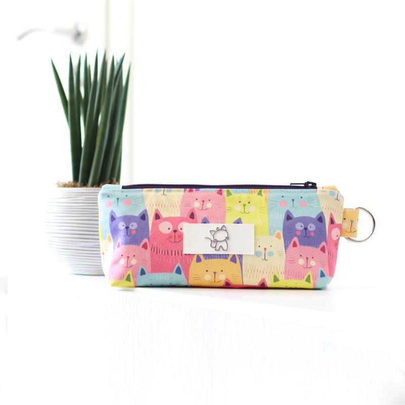 Nähset Zipperbag - Mietzekatze