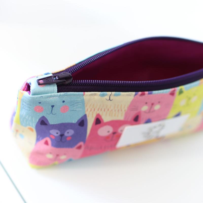 Nähset Zipperbag - Mietzekatze