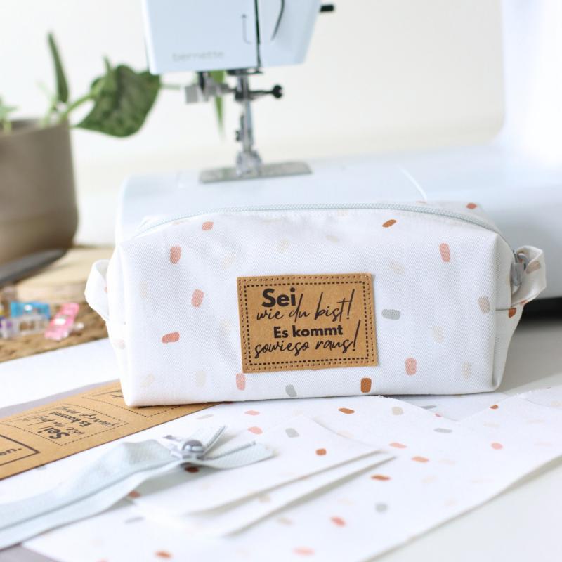 Nähset Boxybag 'Mini' - Konfetti inkl. Labelset 'Crazy'