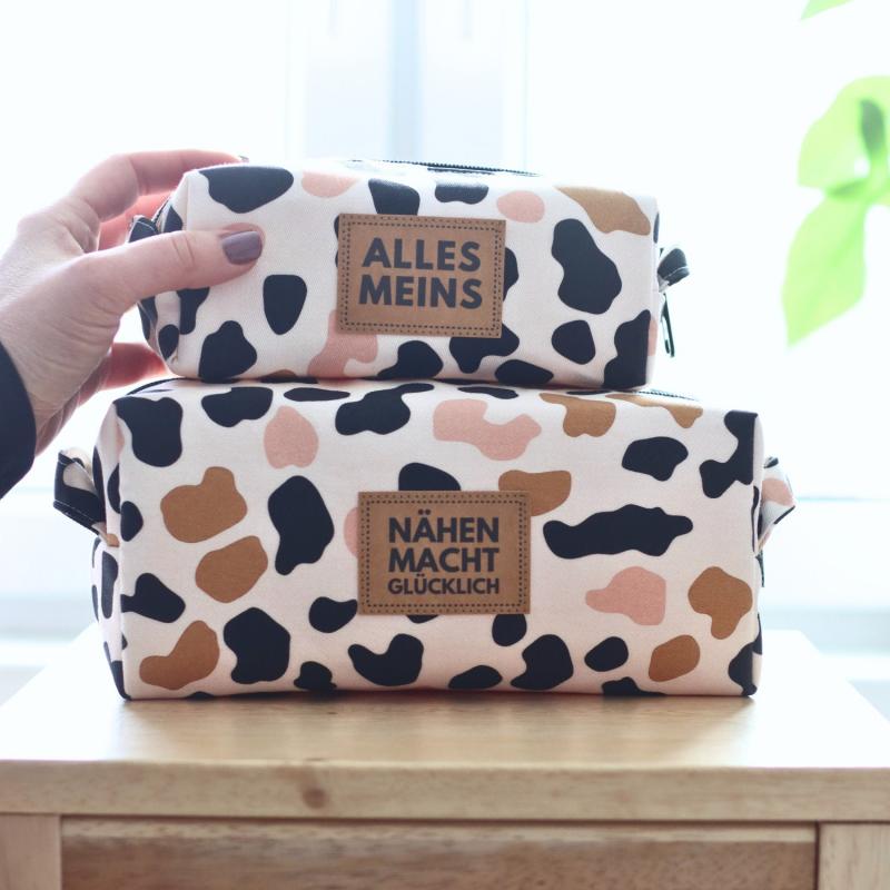 Nähset Boxybag 'Mini' - Leo inkl. Labelset 'Nähliebe'