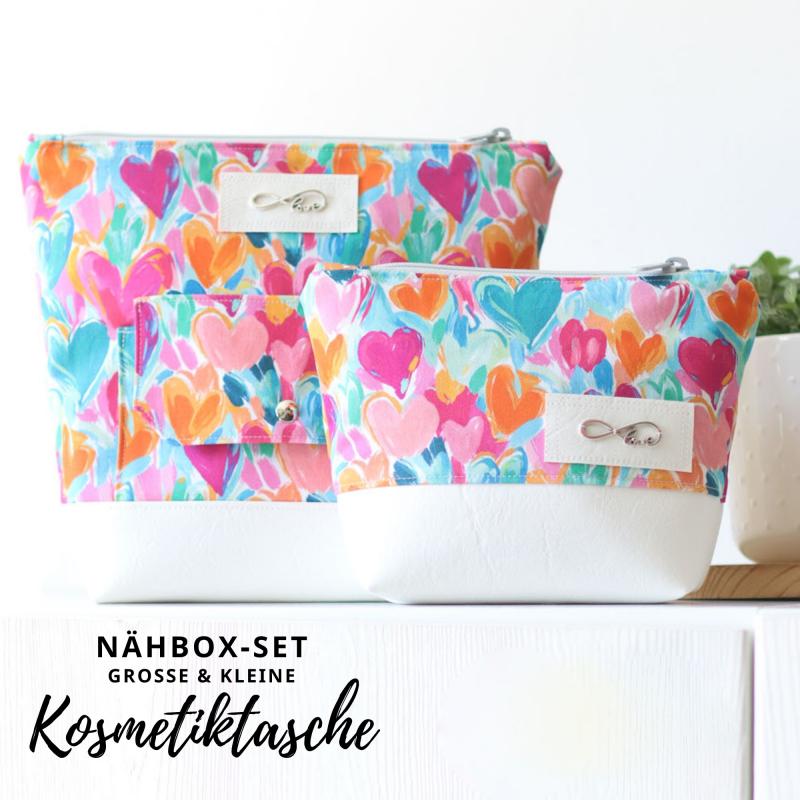 Nähbox große Kosmetiktasche - Colorful