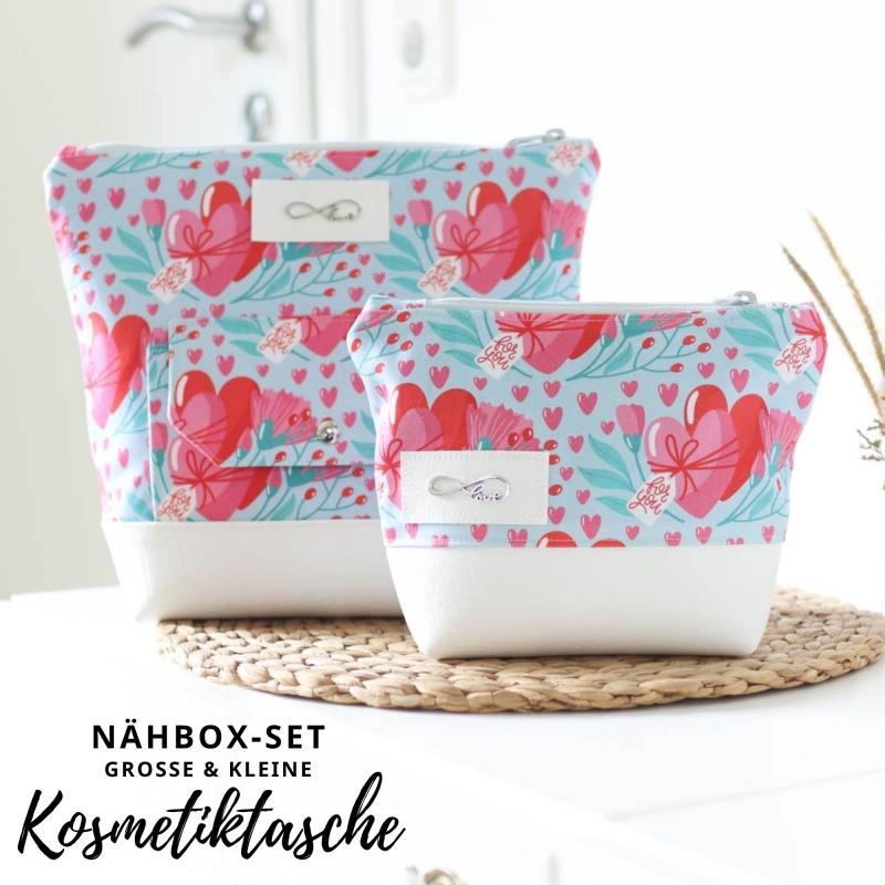 Nähbox große Kosmetiktasche - For You!