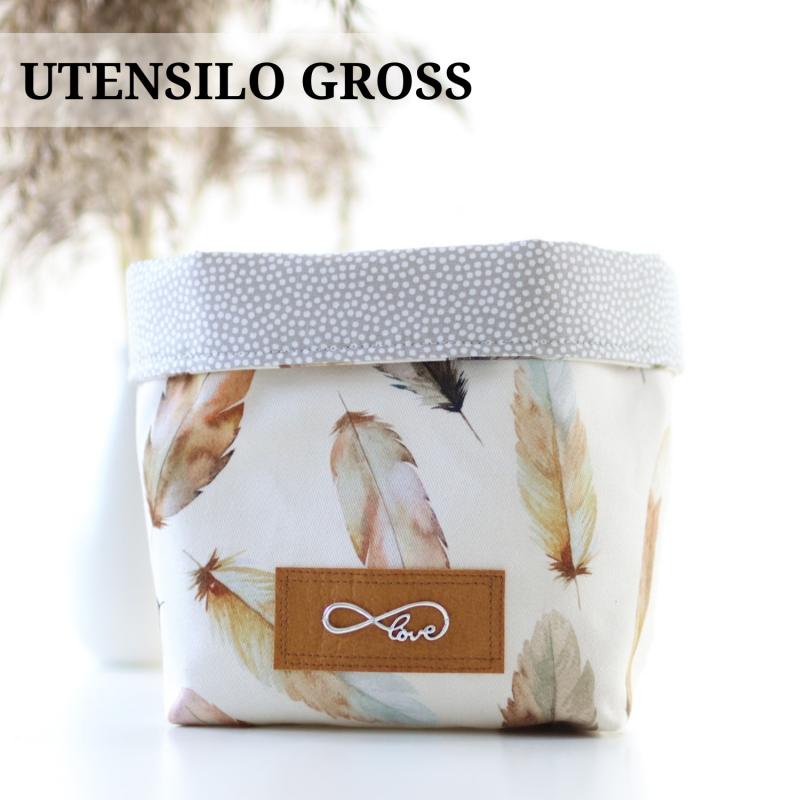 Nähset Utensilo groß & klein - Feathers Cream