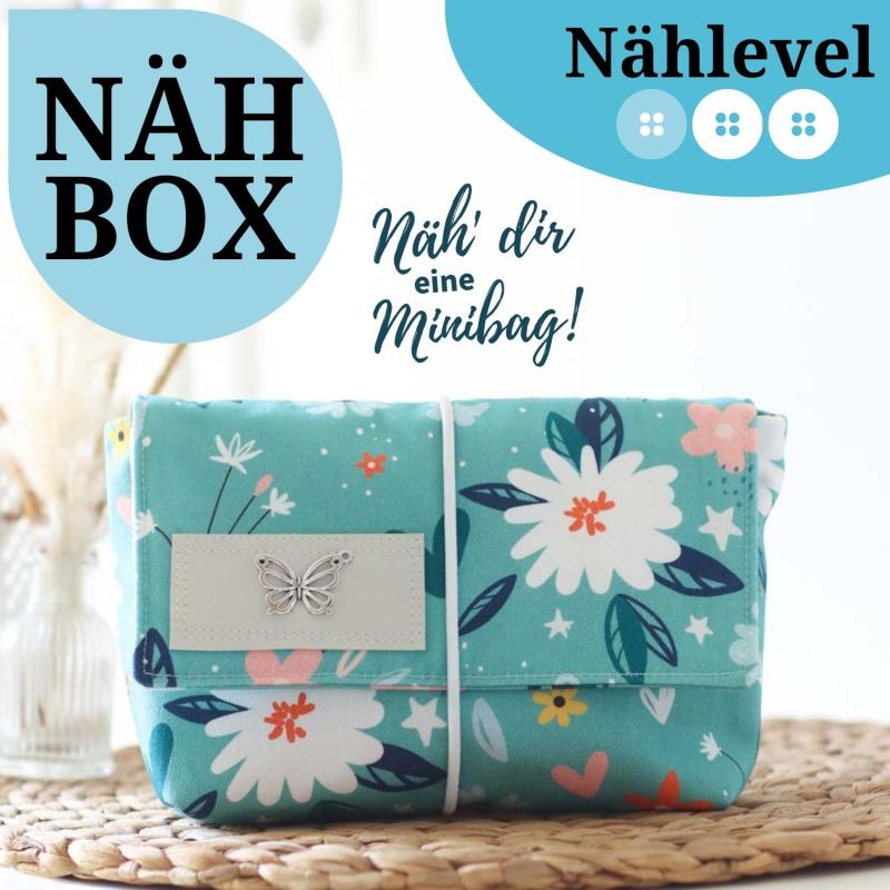 Nähset Minibag - Flowers Mint