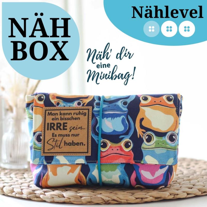 Nähset Minibag - Froschkönig inkl. Labelset 'Crazy'