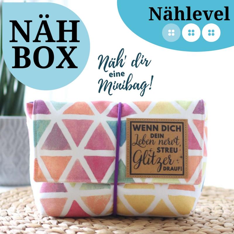 Nähset Minibag - Geo inkl. Labelset 'C'est la vie!'