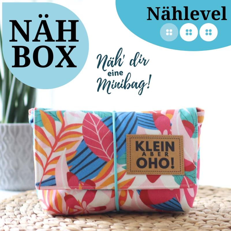 Nähset Minibag - Tropical Vibes inkl. Labelset 'Klein aber oho!'