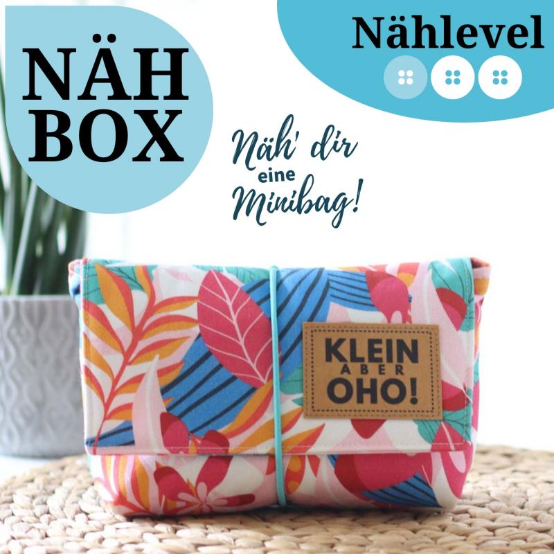 Nähset Minibag - Tropical Vibes inkl. Labelset 'Klein aber oho!'