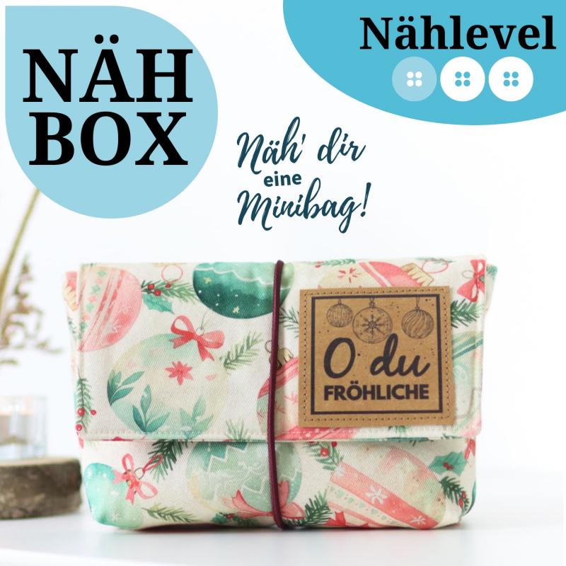 Nähset Minibag - Weihnachtskugeln inkl. Labelset 'Winter'